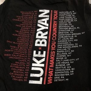 "LUKE BRYAN" COLLECTABLE CONCERT T-shirt